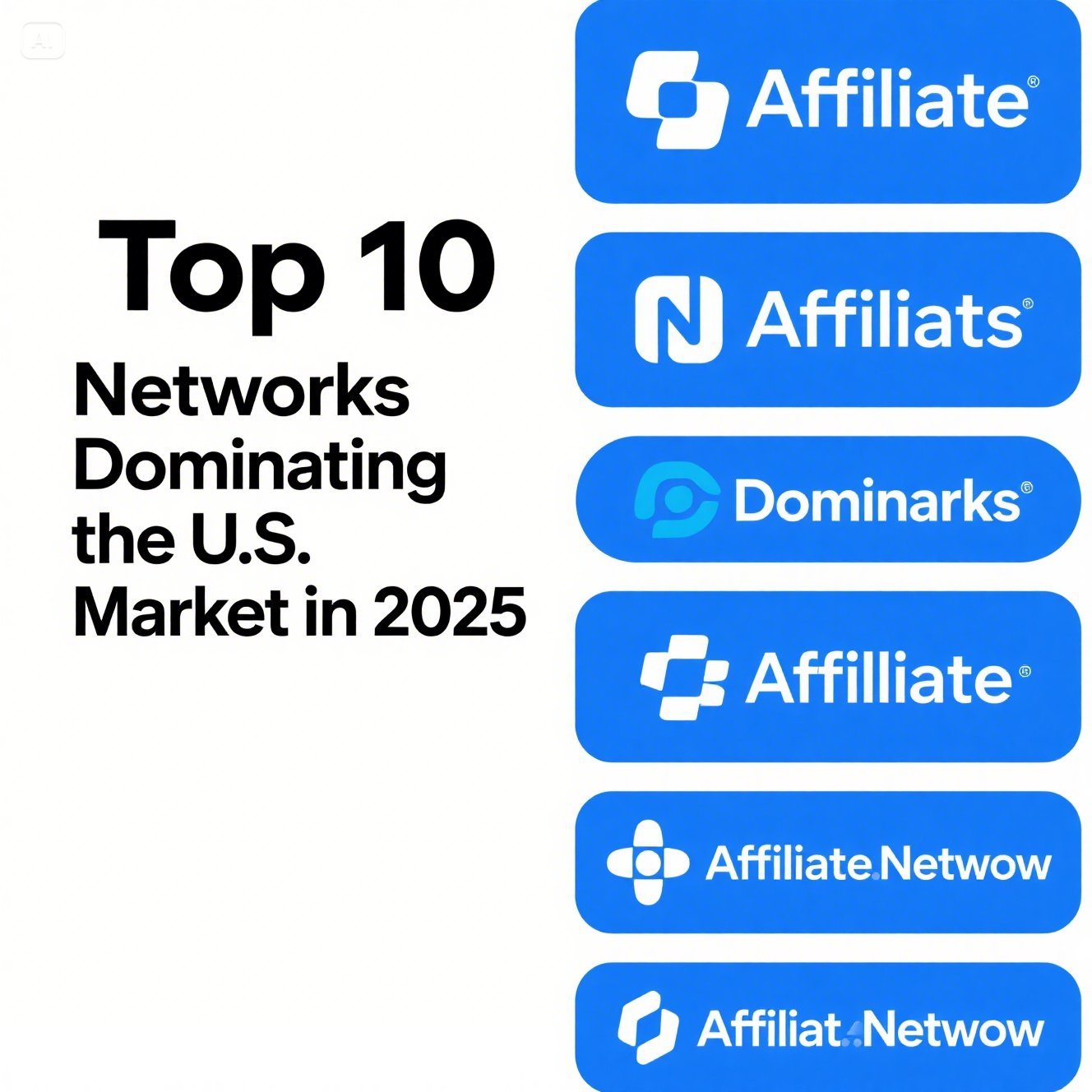 Top 10 Affiliate Networks Dominating the U.S. Market in 2025
